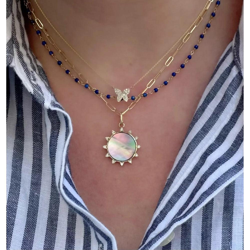 Rachel Reid 14k Baby Link Chain Necklace, 16"