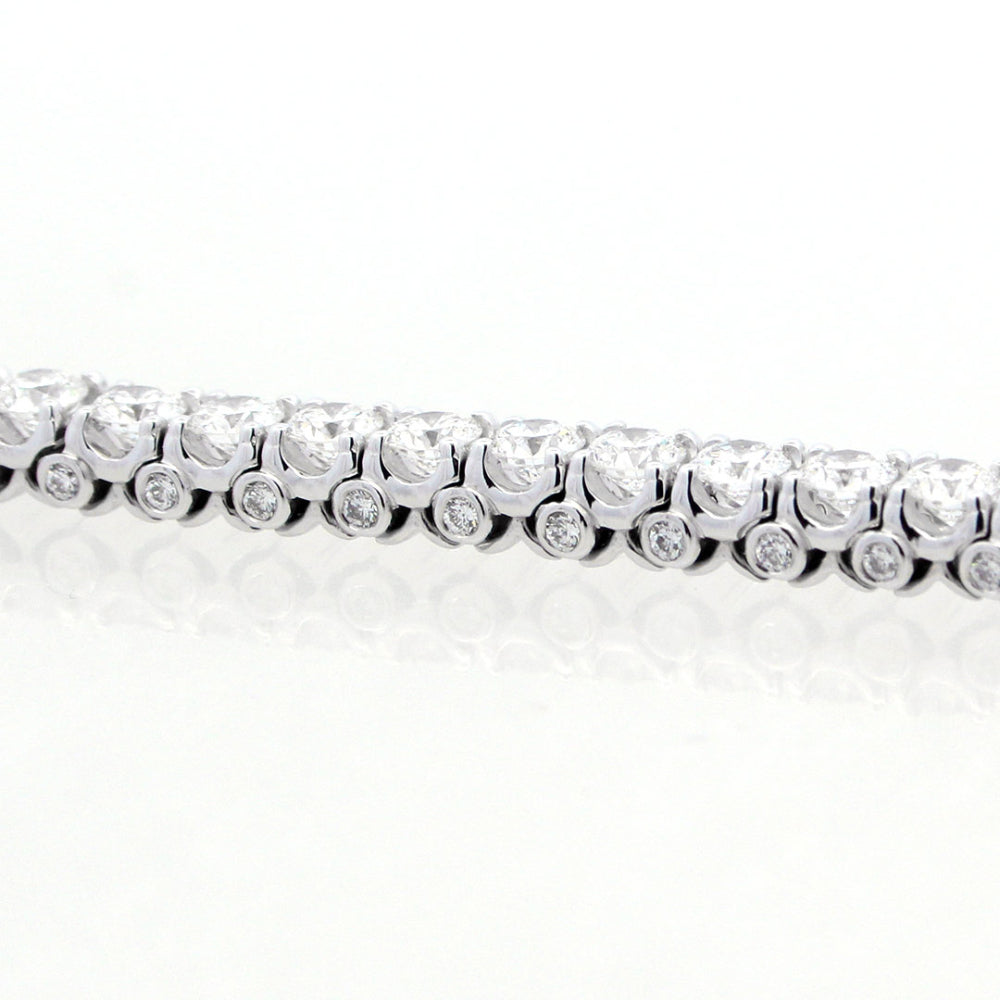 Jack Kelege 18k Diamond Tennis Bracelet