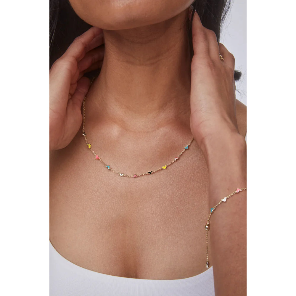 Kendra Scott Haven Strand Necklace Gold Multi Mix