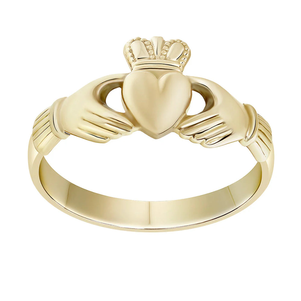 Ladies 14k Gold Claddagh Ring