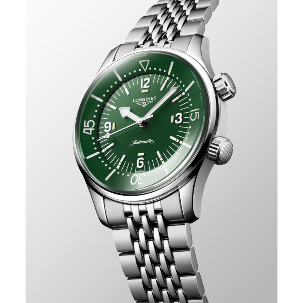 Longines Legend Diver 39mm Automatic - Green Dial