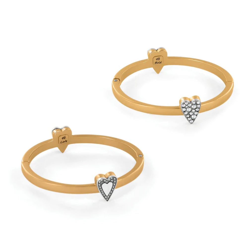 Brighton Love Messages B Bold Hinged Bangle
