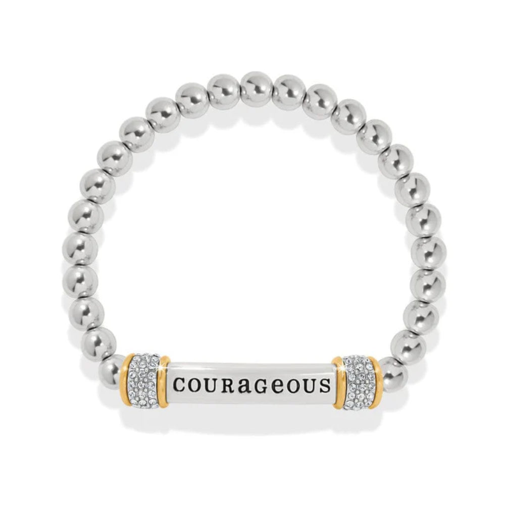 Brighton Meridian Courageous Two Tone Stretch Bracelet