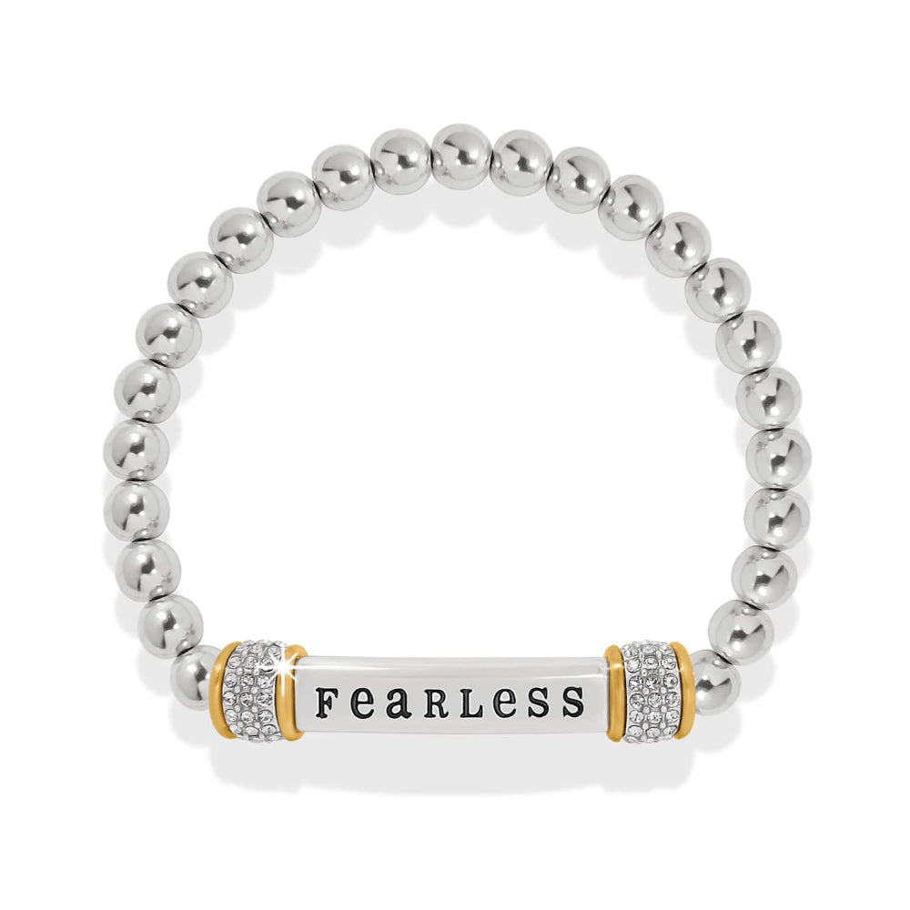 Brighton Meridian Fearless Two Tone Stretch Bracelet