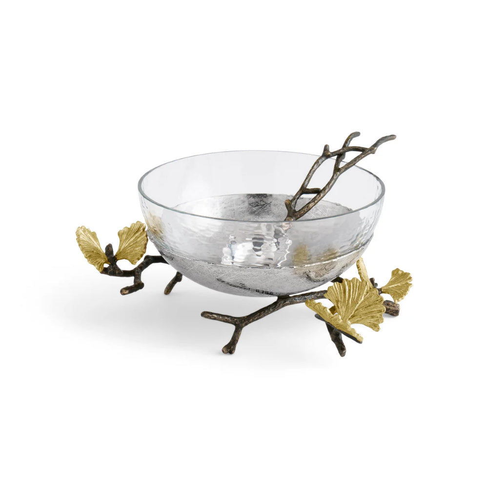 Michael Aram Butterfly Ginkgo Glass Nut Dish With Spoon – Smyth