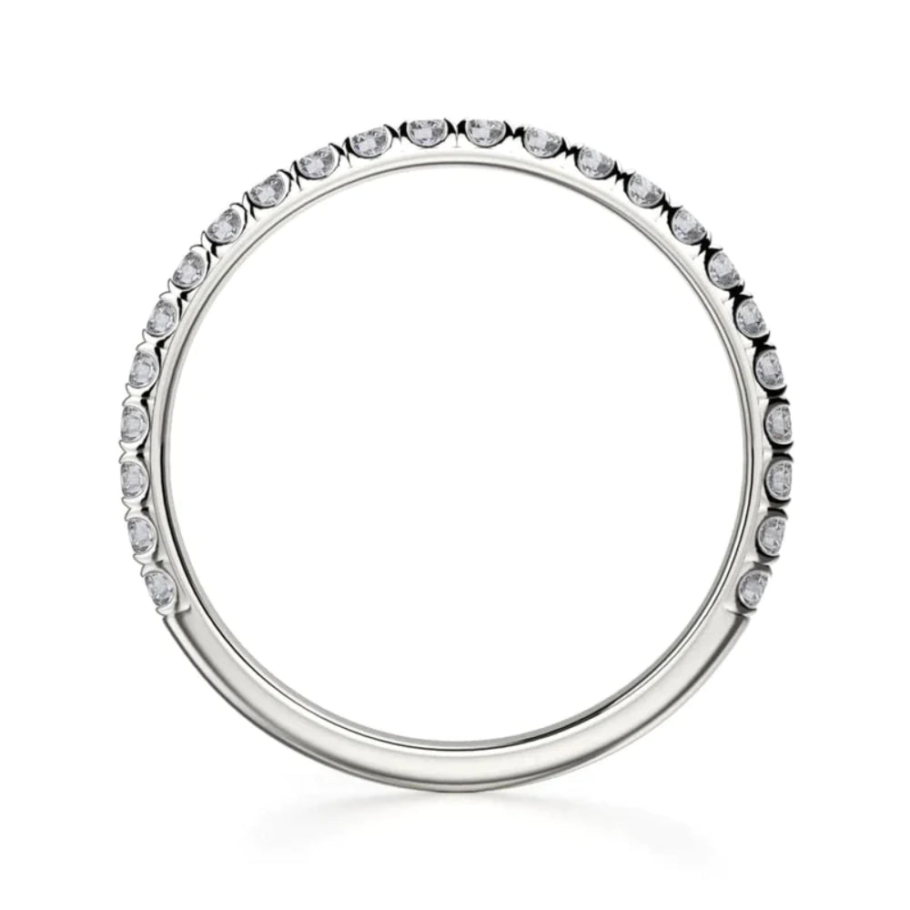 Michael M Diamond Pave Set Wedding Band