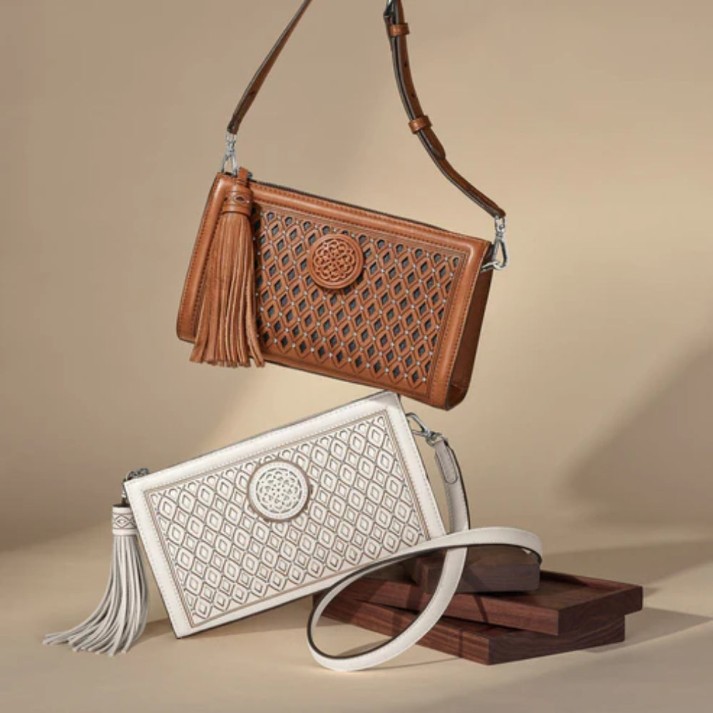 Brighton Michela Cross Body Bag - Russet