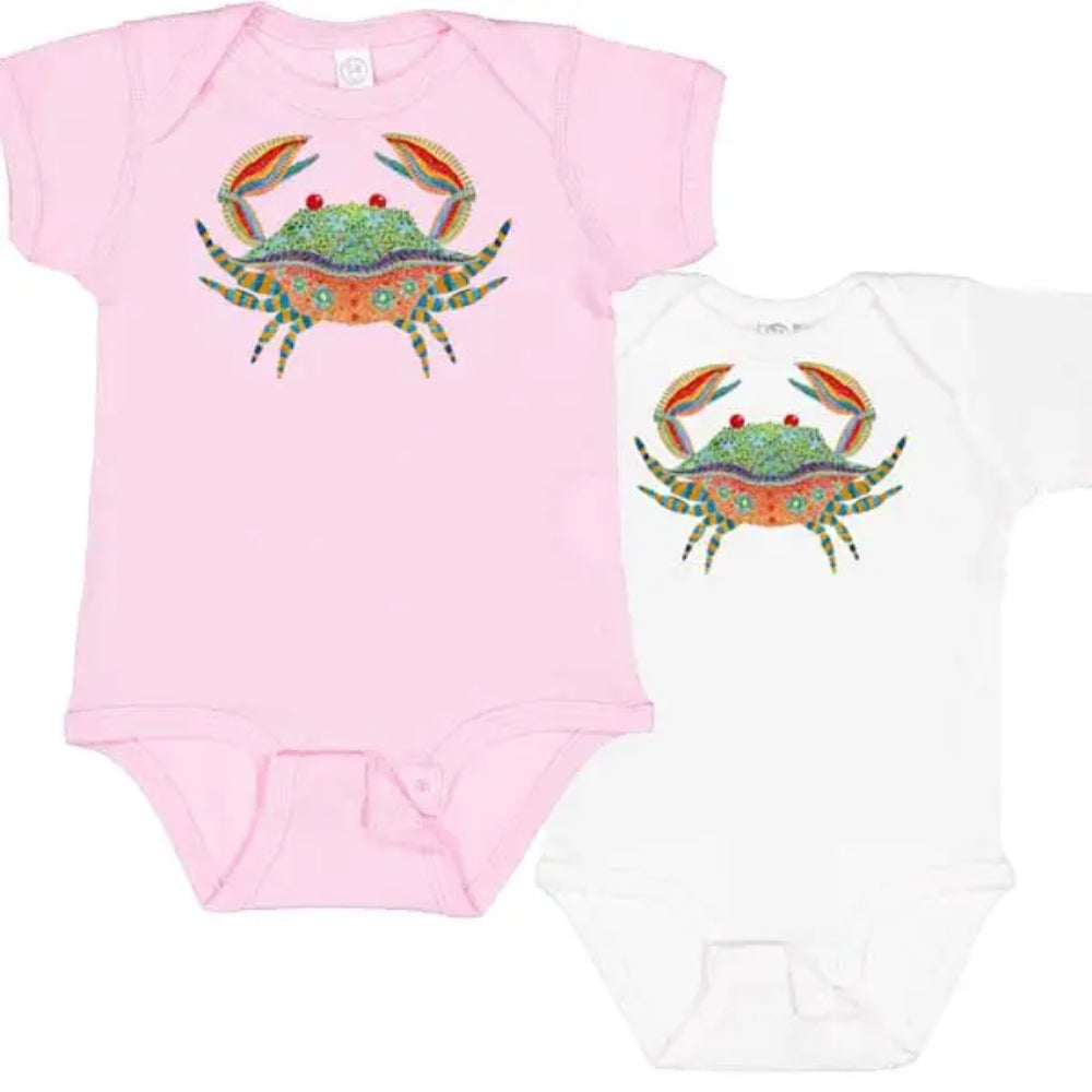 B McVan Designs Boho Crab Onsie