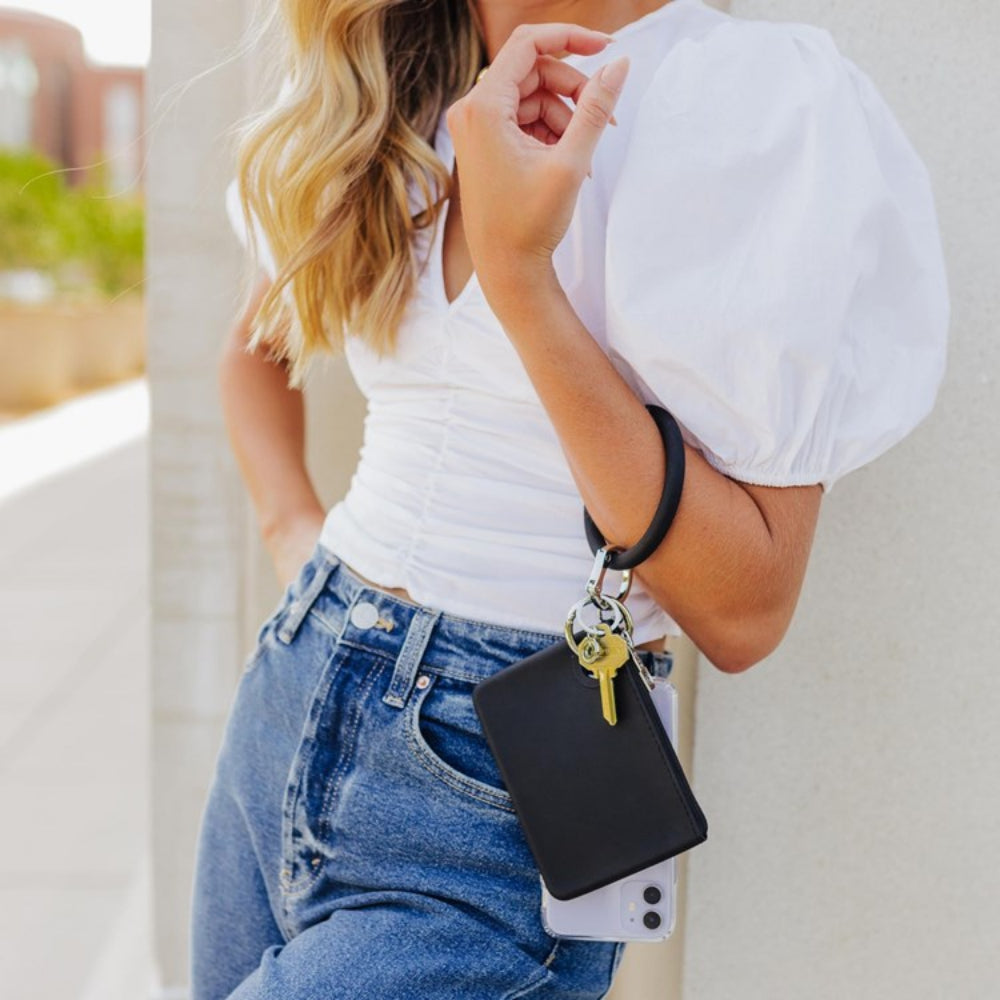 Oventure Silicone Big O Key Ring-Back in Black