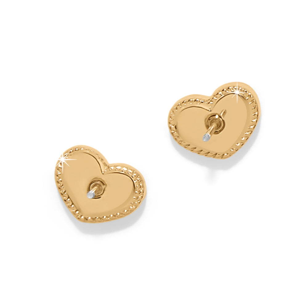 Brighton Illumina Celeste Heart Post Earrings