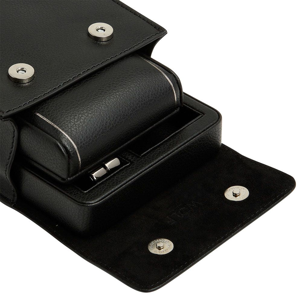 Wolf Designs British Racing Single Travel Watch Stand in Black