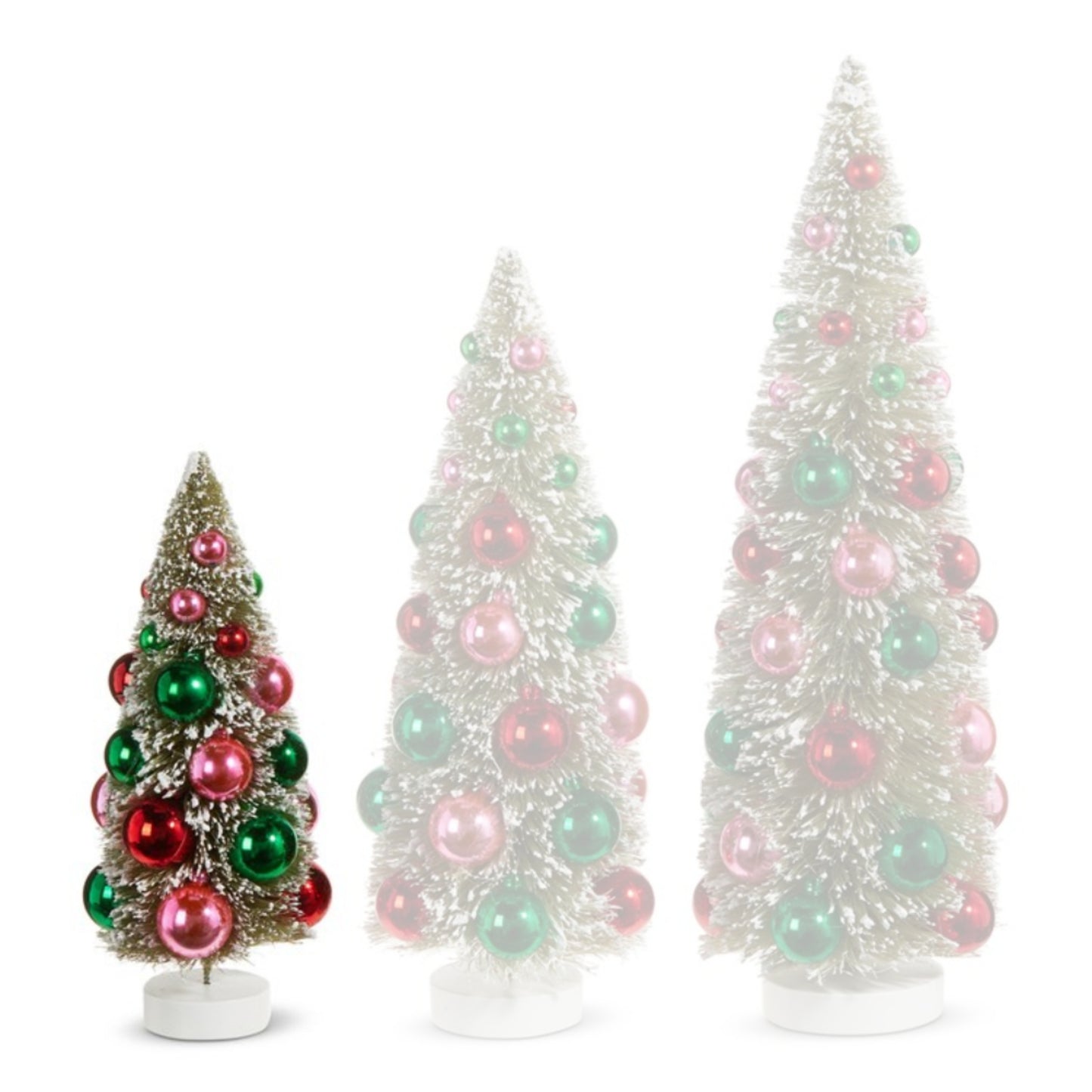 Bottle Brush Tree with Ornaments