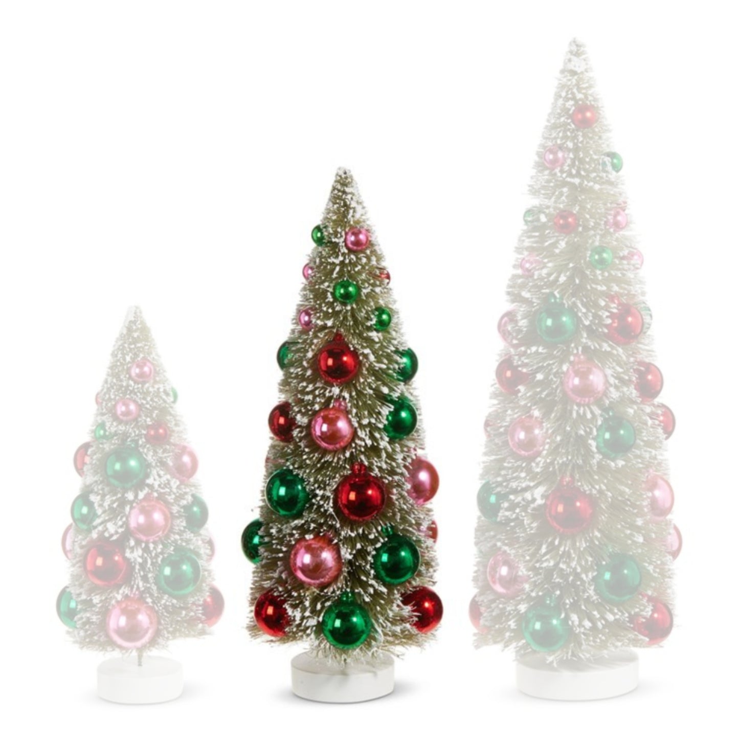 Bottle Brush Tree with Ornaments