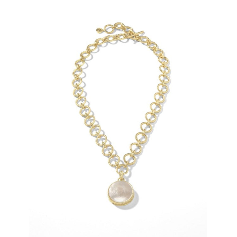 Spartina Naia 20" Chunky Pendant Necklace - Pearlescent