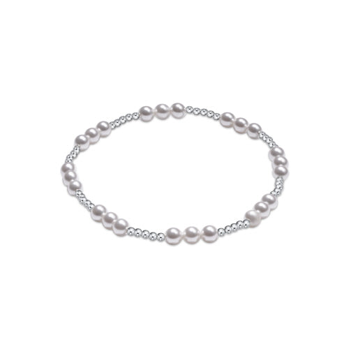 enewton Classic Joy Pattern Sterling 4mm Bead Bracelet - Pearl – Smyth  Jewelers