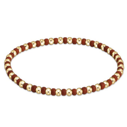 Gameday Hope Grateful 5mm Bead Bracelet Bright Red main image 1
