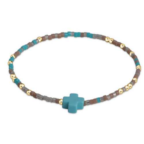 enewton 5.5" egirl Hope Unwritten Signature Cross Bracelet - Fall/Winter 2024 - Where's The Beach?