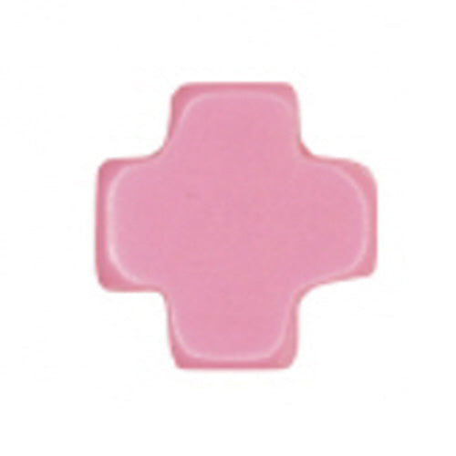 enewton 16" Necklace Gold - Signature Cross Small Charm - Bright Pink