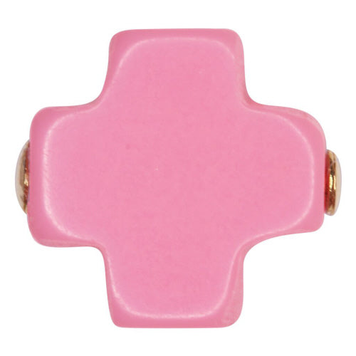 enewton Signature Cross Stud - Bright Pink