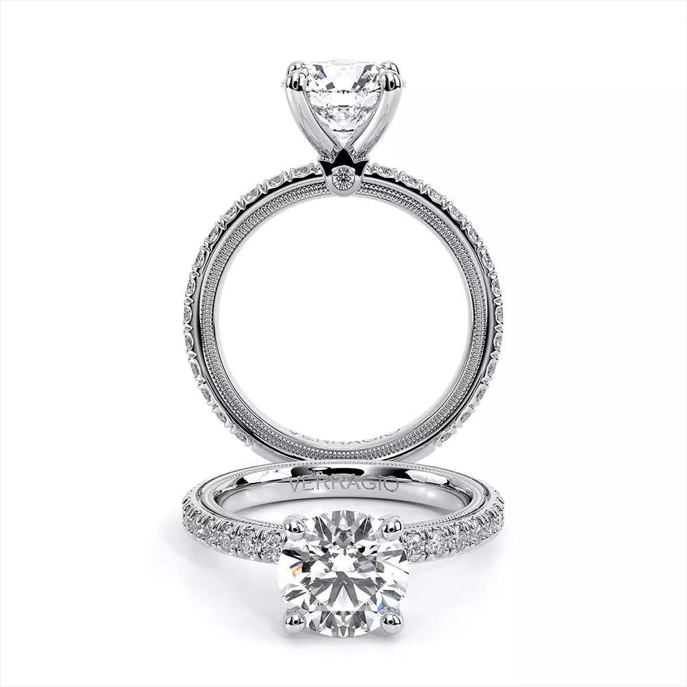 Verragio Tradition 14k Round Diamond Solitaire Engagement Ring