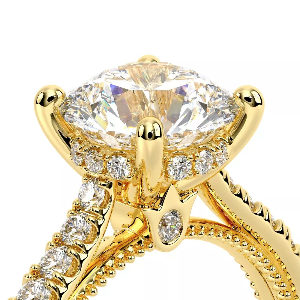 Verragio Renaissance 14k Gold Round Diamond Engagement Ring