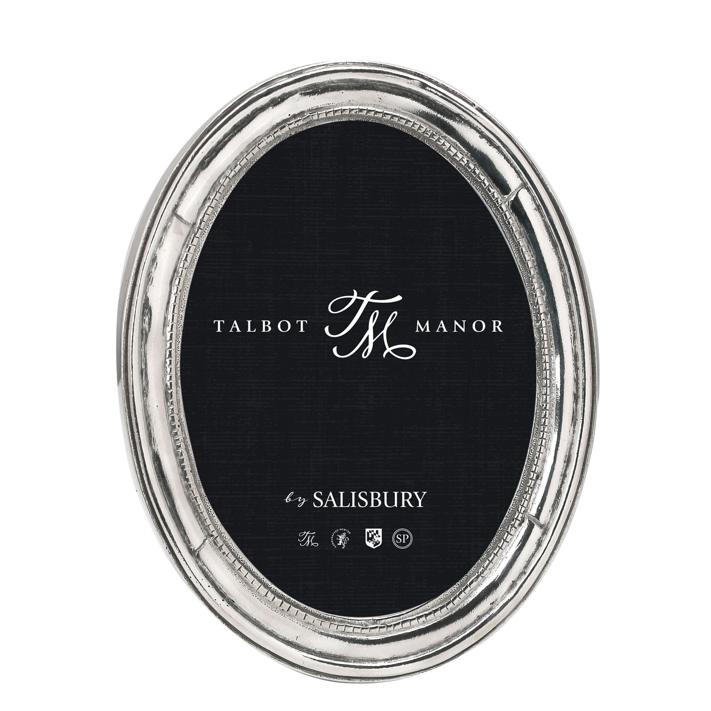 Salisbury Talbot Manor Beaded 5x7 Oval Photo Frame