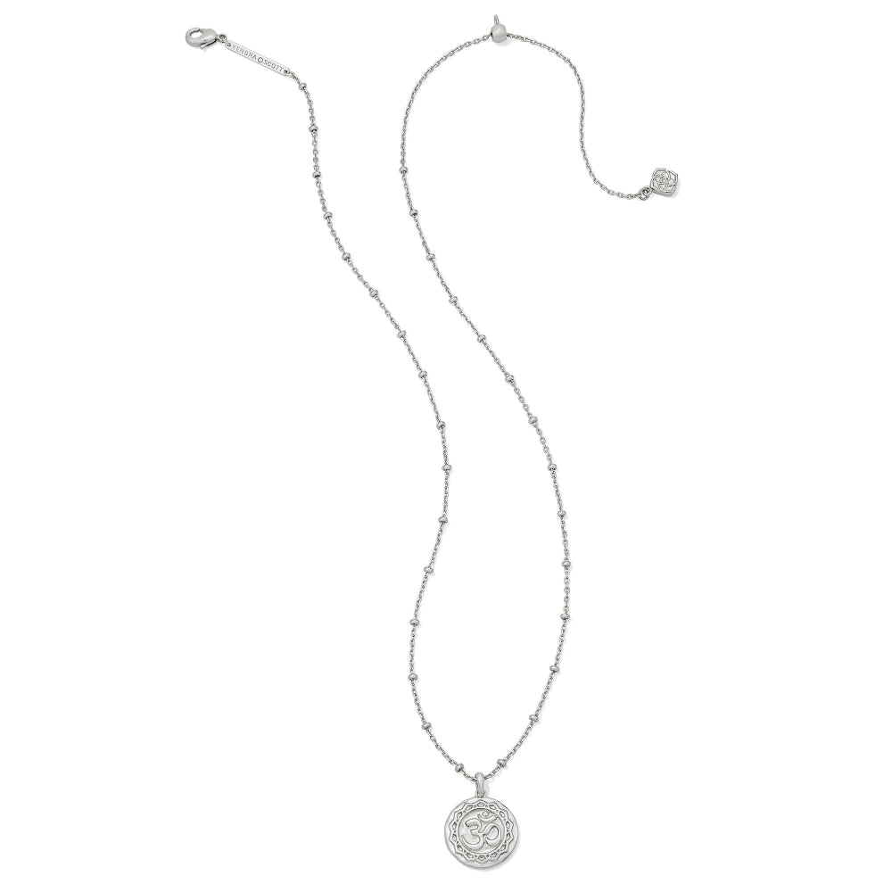 Kendra Scott OM Coin Short Pendant Necklace