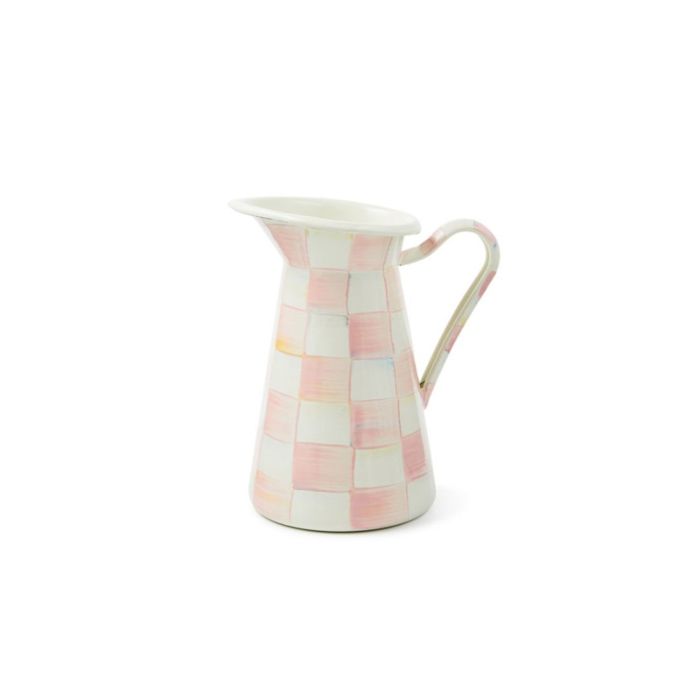 MacKenzie-Childs Rosy Check Practical Pitcher