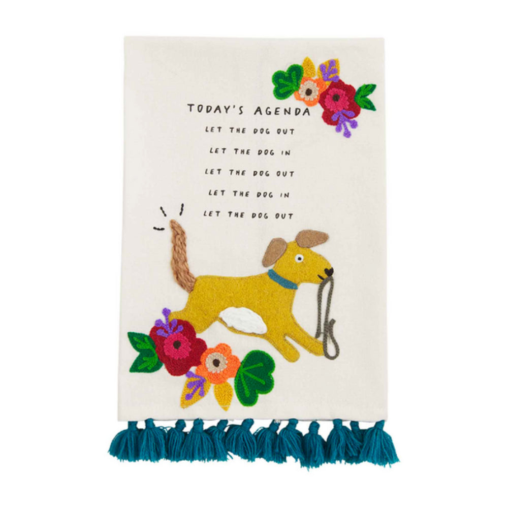 Mud Pie Pet Humor Hand Towel