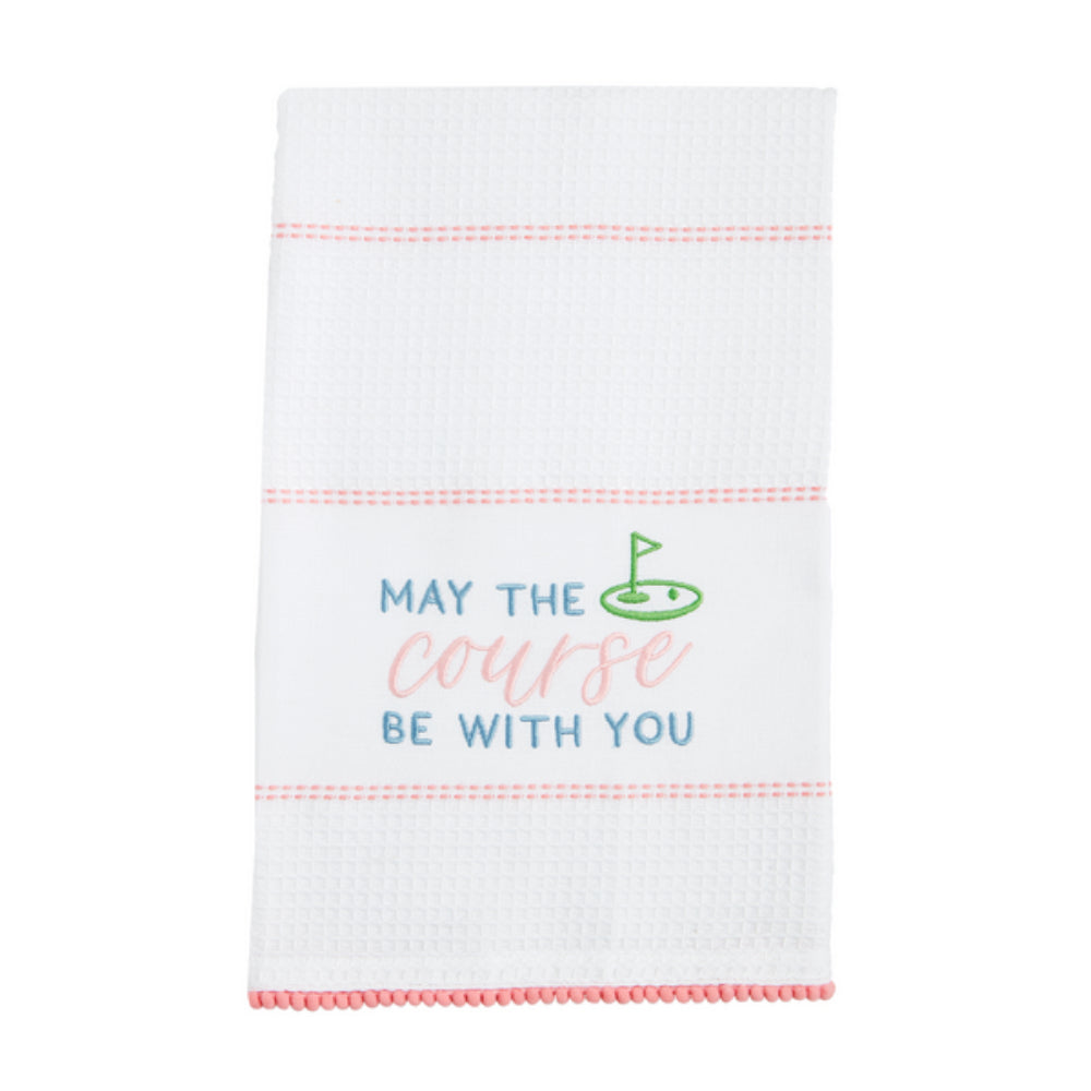 Mud Pie Golf Embroidery Towels