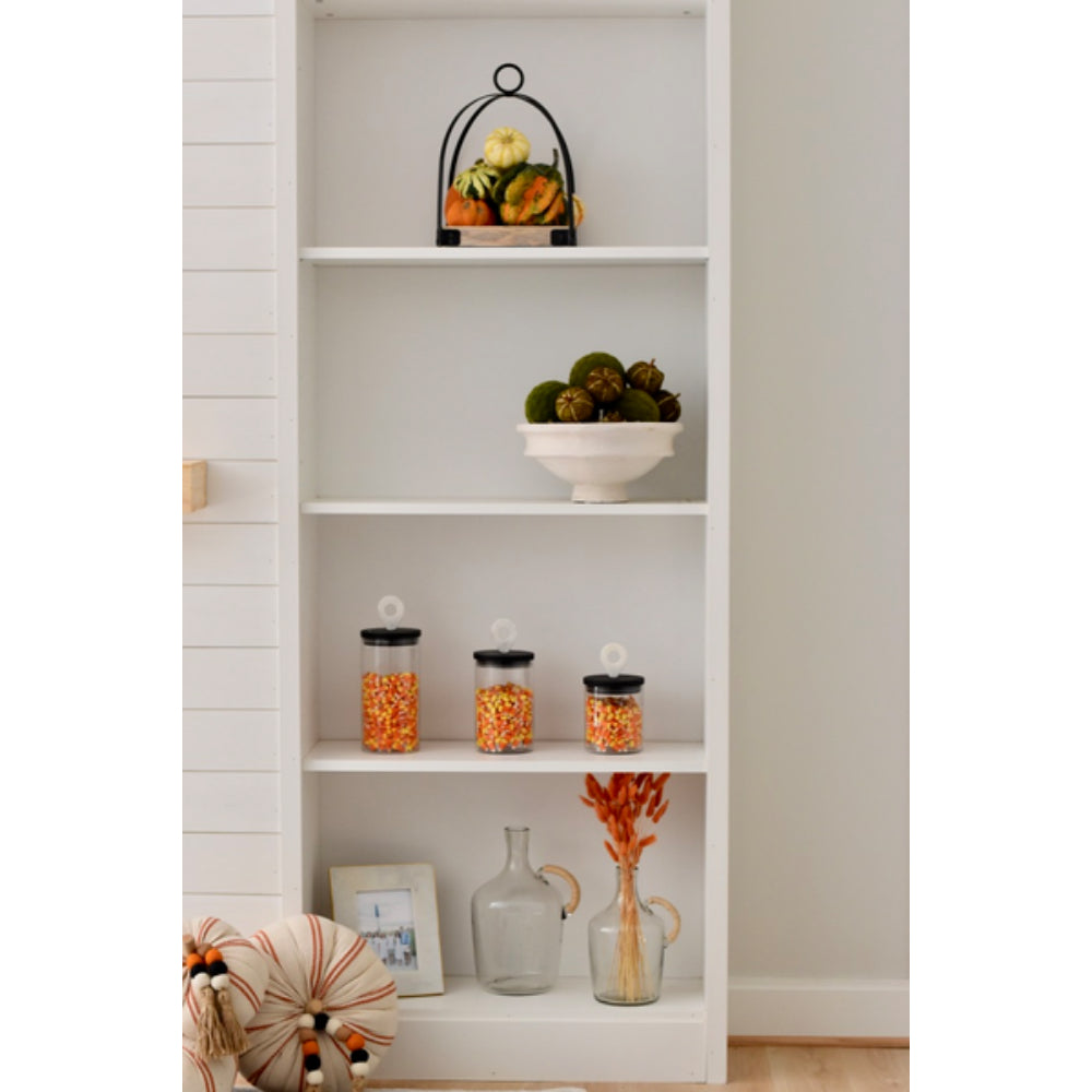 Mud Pie Glass Jug With Wicker Handle