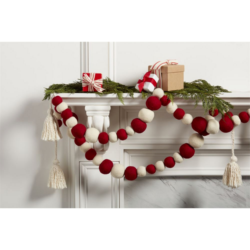 Mud Pie Pom Tassel Garland