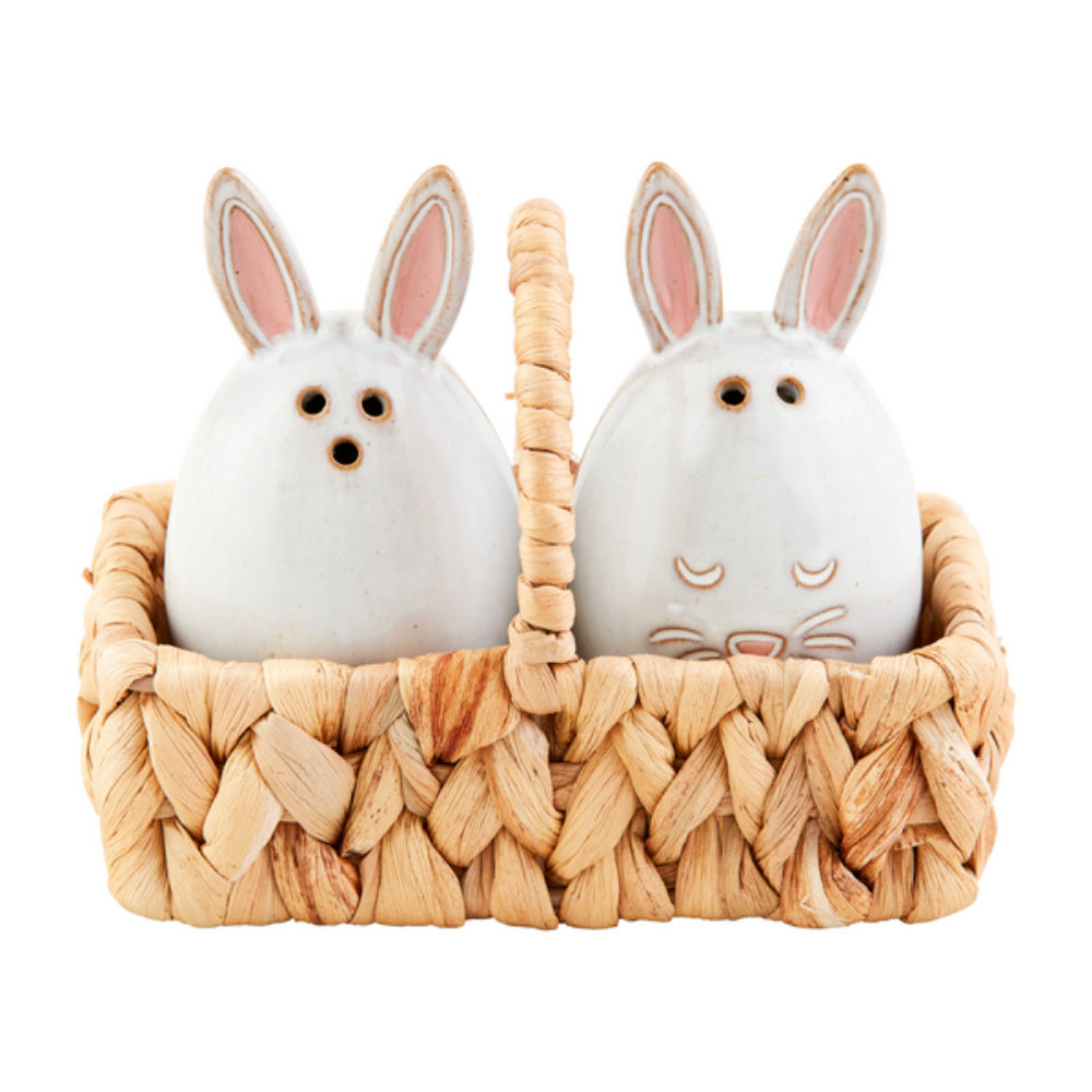 Mud Pie Bunny Salt & Pepper Set