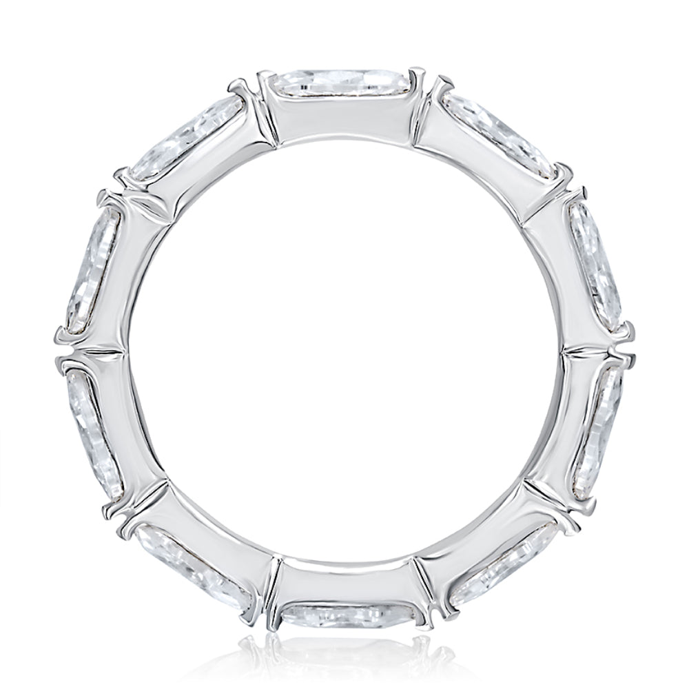 A Jaffe 14k Gold East/West Diamond Eternity Band