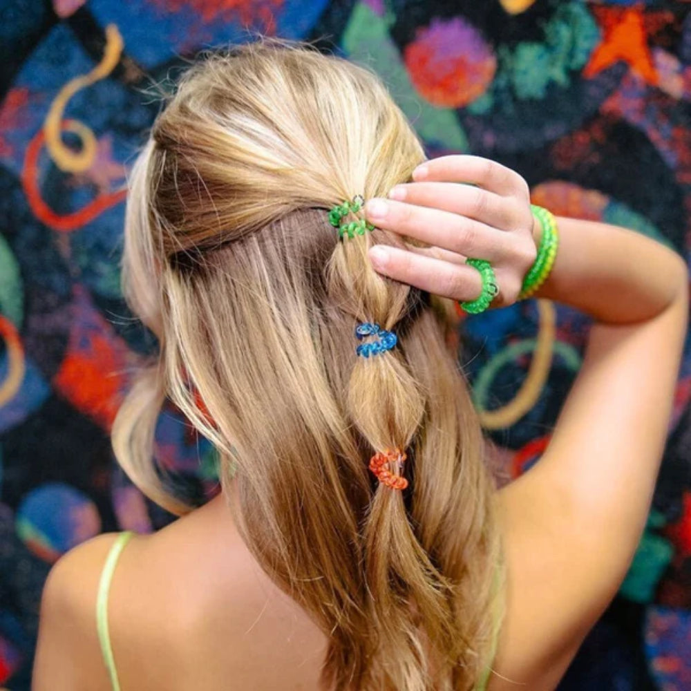 TELETIES Tiny Spiral Hair Coils - You Glow, Girl!
