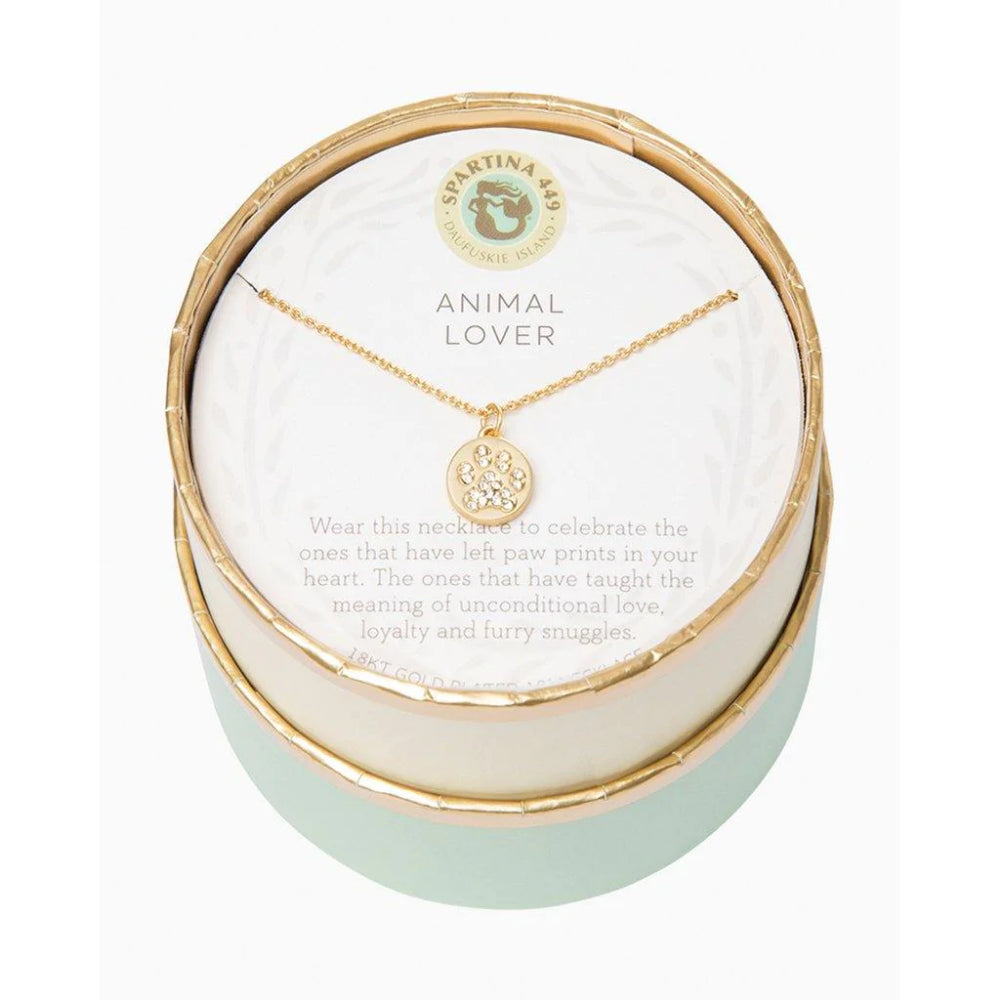 Spartina Sea La Vie Animal Lover Necklace- Gold