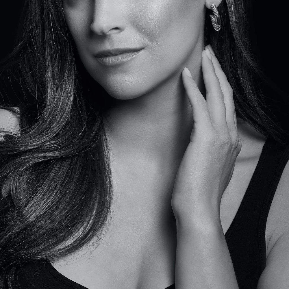 Lagos High Bar Hoop Earrings