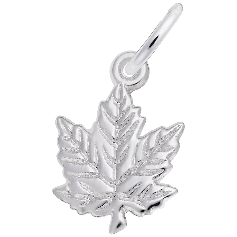 Sterling Silver Maple Leaf Charm