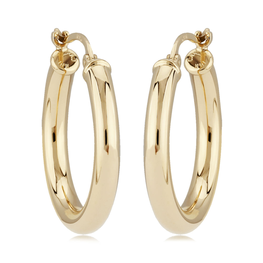 14k Gold Hoop Earrings