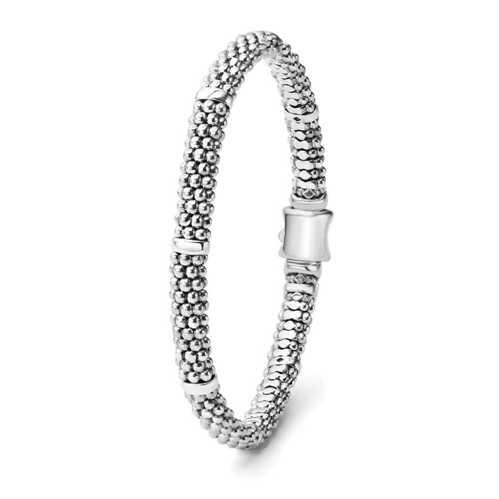 Lagos Signature Caviar Sterling Silver Bracelet
