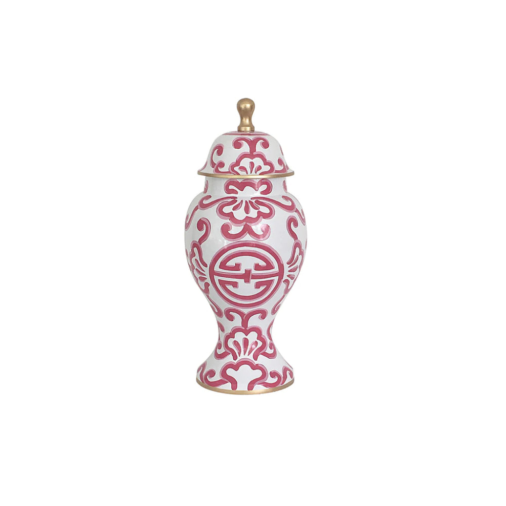 Dana Gibson Sultan in Pink Medium Ginger Jar