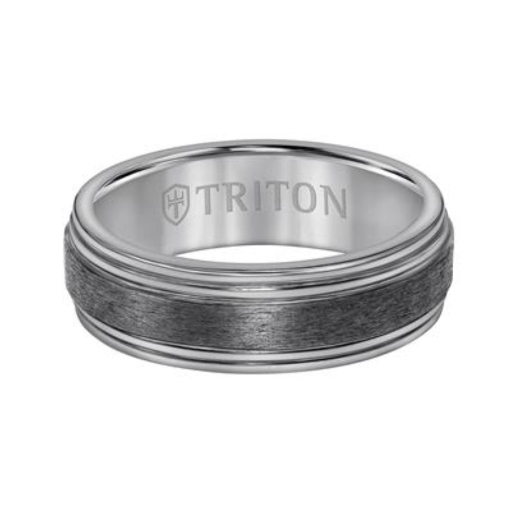 Frederick Goldman 7mm Brushed Finish Tantalum Wedding Band