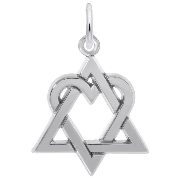 Sterling Silver Adoption Symbol Charm