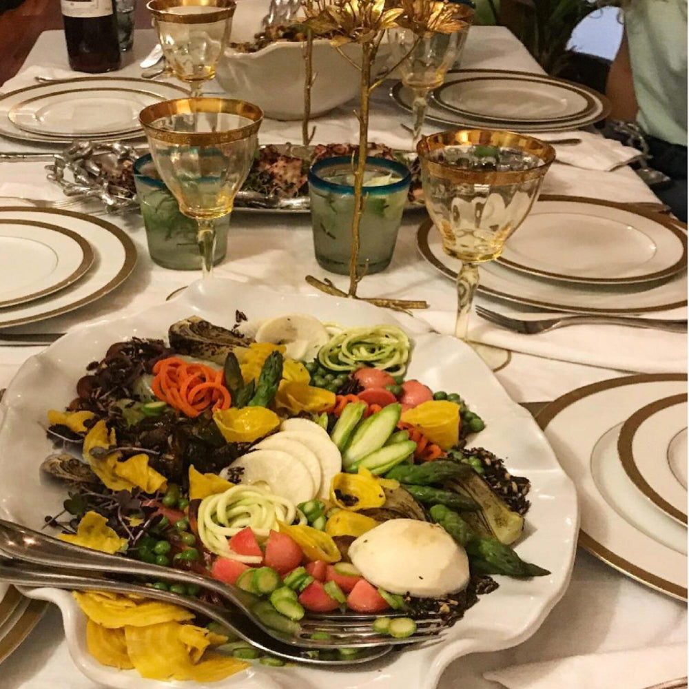 Beatriz Ball VIDA Havana White Round Platter