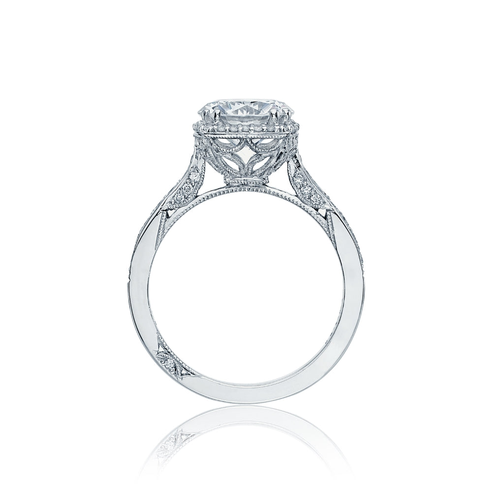 Tacori Dantela Round with Cushion Bloom Engagement Ring
