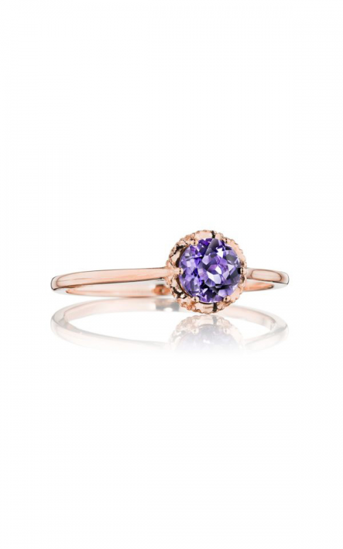 Tacori Petite Crescent Gemstone Crown Ring