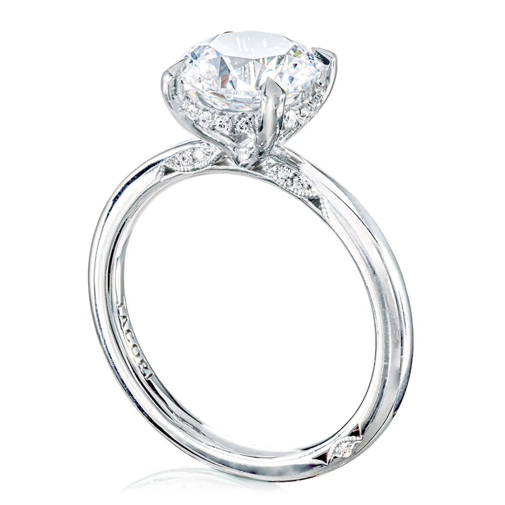 Tacori Simply Tacori Platinum Round Solitaire Engagement Ring