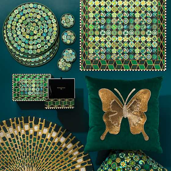 MacKenzie-Childs Vintage Buttons Wall Art