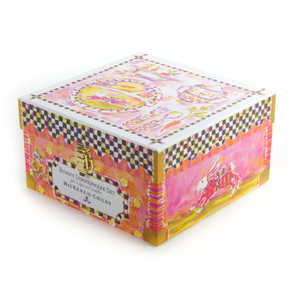 MacKenzie-Childs Toddler's Dinnerware Set - Bunny