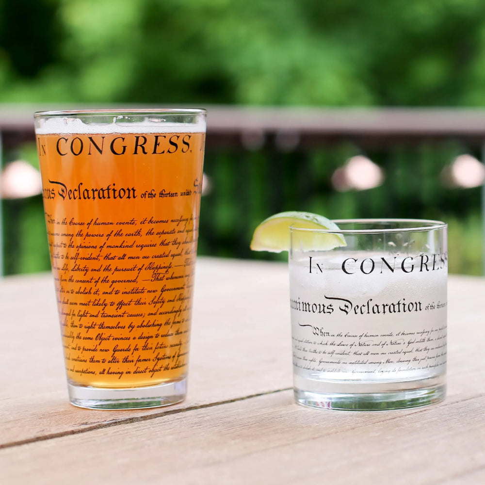 Well Told Declaration of Independence Pint Glass